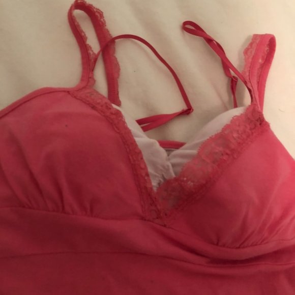 lace trim pink y2k tank! - Picture 4 of 4